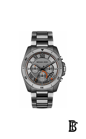 Michael Kors MK8465 Brecken Chronograph Grey Dial Men's Watch | Lazada PH